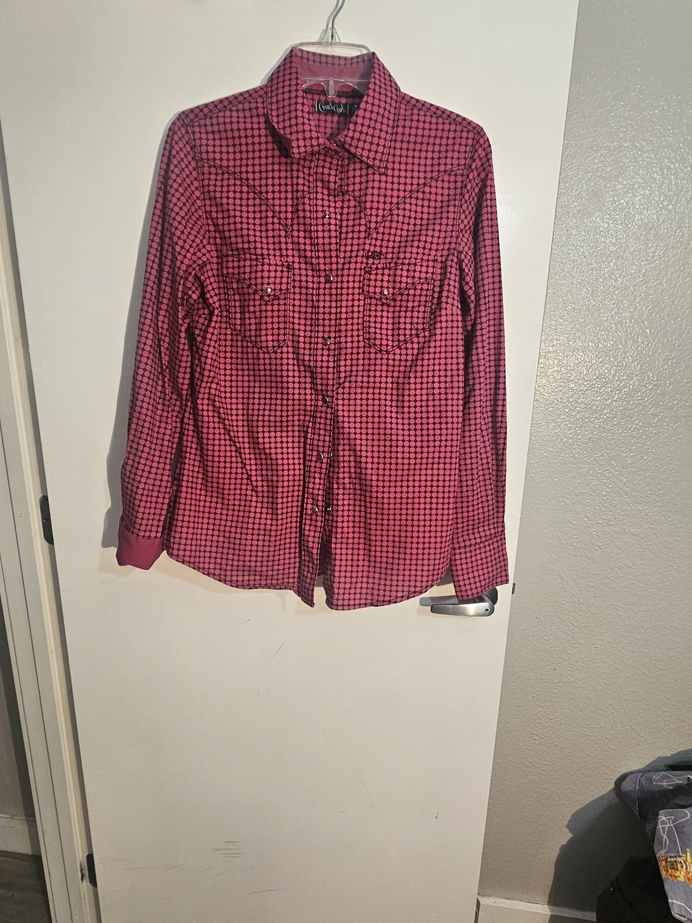 3pc Western Snap Shirt Lot Cinch & Cruel Girl Cowgirl Bundle Size Medium